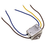 Power Filter Line Audio Purifier CW1BL AC 250V AntiInterference Designed for Electrical and Household Equipment Rated 3A 6A 10A