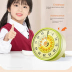 Cute 60-Minute Visual Timer with Stand Stopwatch Alarm Clock Mechanical Timer Visualization Magnet Countdown Clock Kids Study