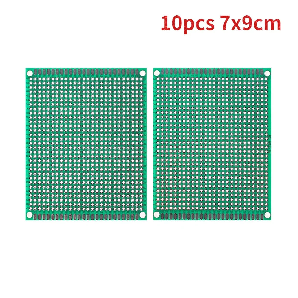 4PCS-40PCS Universal PCB Prototype Board Green Double Sided 2x8 3x7 4x6 5x7 7x9CM Protoboard Breadboard DIY Electronic Kit
