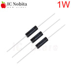 1PCS 1W EE High Precision Resistor 1R-10MR 0.1% Non-Inductive Low Temperature Coefficient Drift Sampling Resistor TCR Metal Film