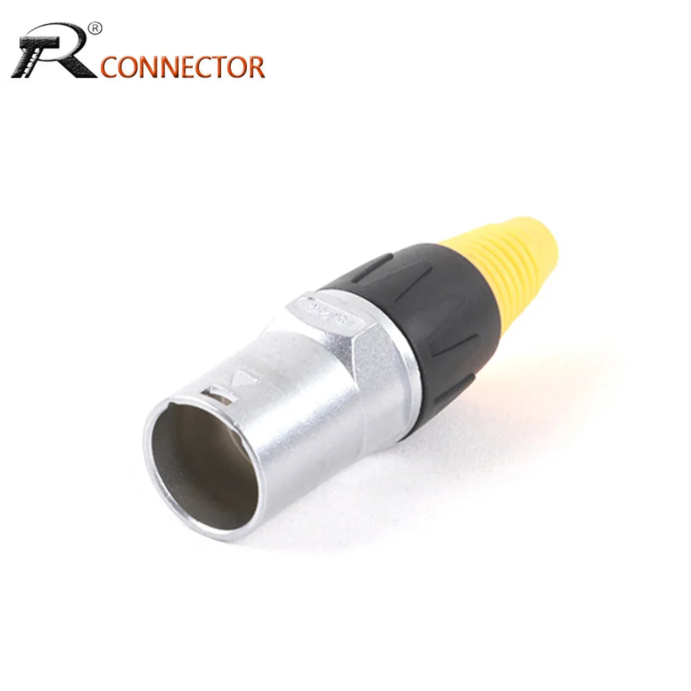 1pc RJ45 Male Aviation Plug Waterproof Connector Network Adapter Ethernet Network Converter  Panel Mount Straight Adapter