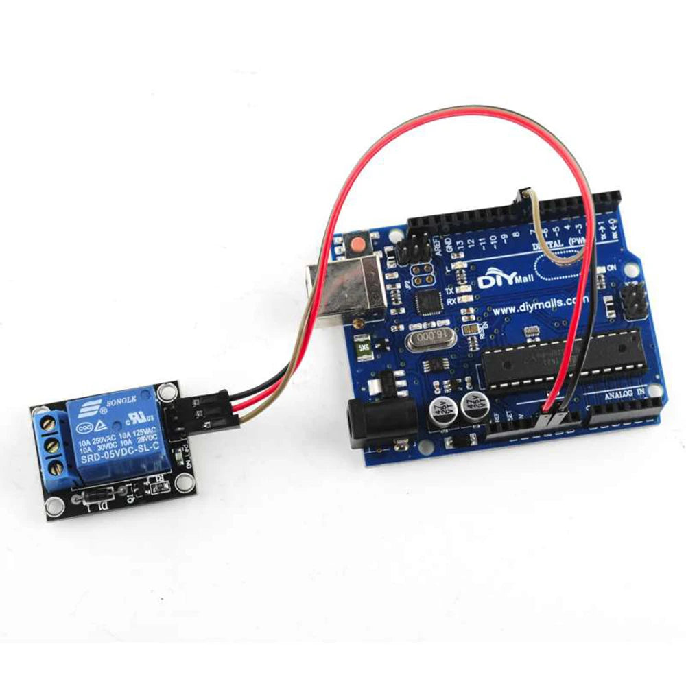 10pcs 5V 1 Way Channel Relay Module SRD-05VDC-SL-C with NO/NC Contact Control Support High Level Trigger for Arduino