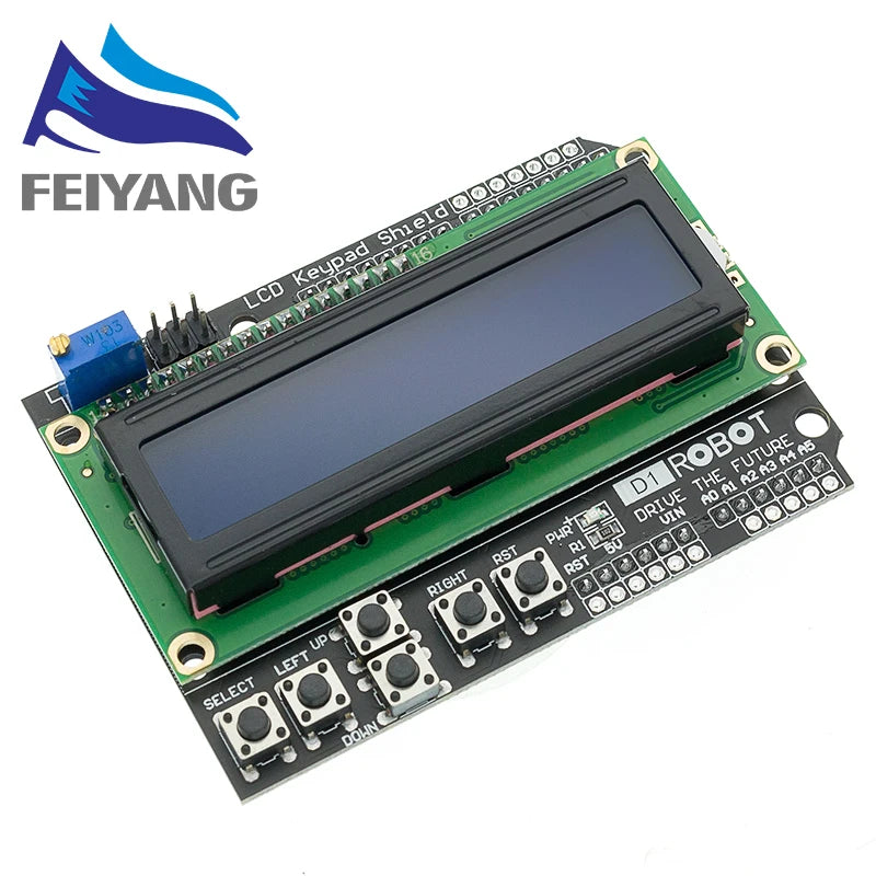 LCD Keypad Shield LCD1602 LCD 1602 Module Display blue screen For Arduino