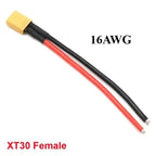 Xt60 Xt30 T Xt90 Mpx Plug Connector Male / Female Connector Plug With 12/14 /16awg Silicone Wire 100mm For Rc Battery Cable