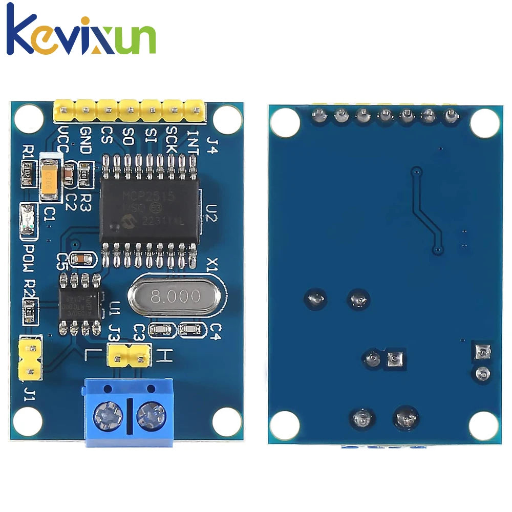 1-10pcs MCP2515 CAN Bus Module Board TJA1050 Receiver SPI For 51 MCU ARM Controller NEW