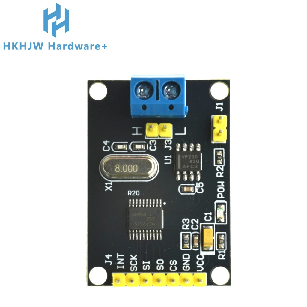 MCP2515 CAN Bus Communication Module Development Board SN65HVD230 Transceiver SPI