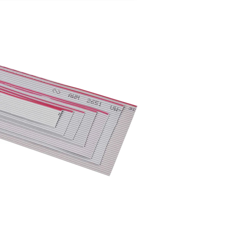 0.635mm Pitch Gray Flat Ribbon Cable 30AWG 10/14/16/20/24/26/30/34/40Pin for IDC FC 1.27mm Connector