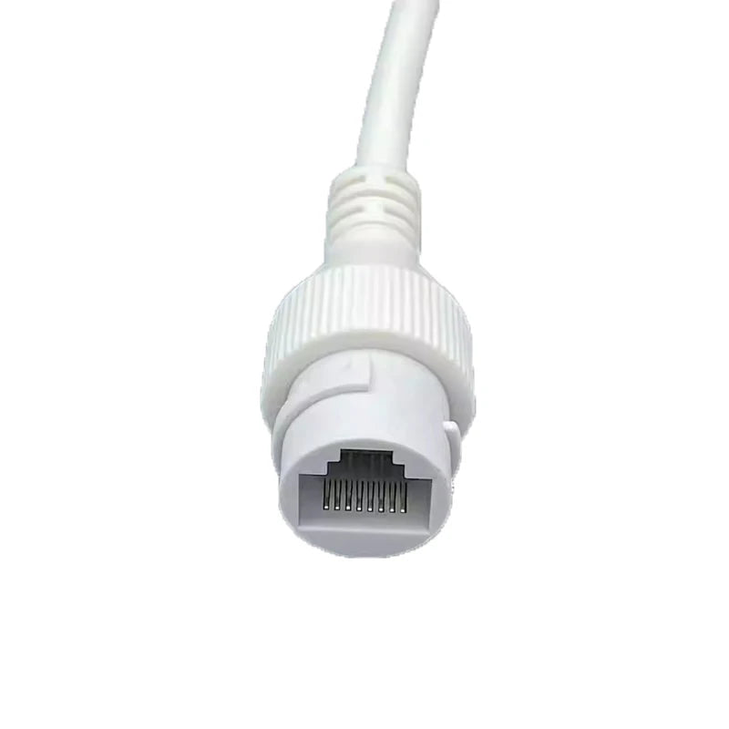 RJ45 Female Socket 8Pin Network Waterproof Pigtail Terminal Block 8 Core 1.25 Single-end Network Port Cable POE Camera Connector