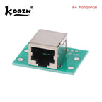 1Pcs RJ45 Adapter Board To XH2.54 Modular Ethernet Connector Adapter Network Interface + Breakout Board + Pin Header