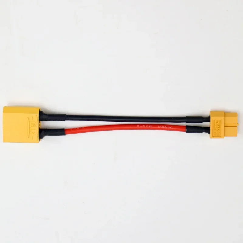 1/2/5 pcs Male XT90 To Female XT60 Battery Adapter 14awg RC Battery Charging Cable Suitable for ISDT Type Chargers