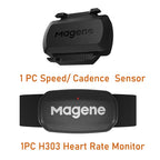 Magene S3+ Speed Cadence Sensor ANT Bluetooth Computer Speedmeter Dual Sensor Bike Accessories Compatible with WahooOnelap Zwift