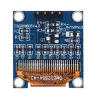 0.96 inch OLED IIC Serial White Display Module 128X64 I2C SSD1306 12864 LCD Screen Board GND VCC SCL SDA 0.96" for Arduino Black