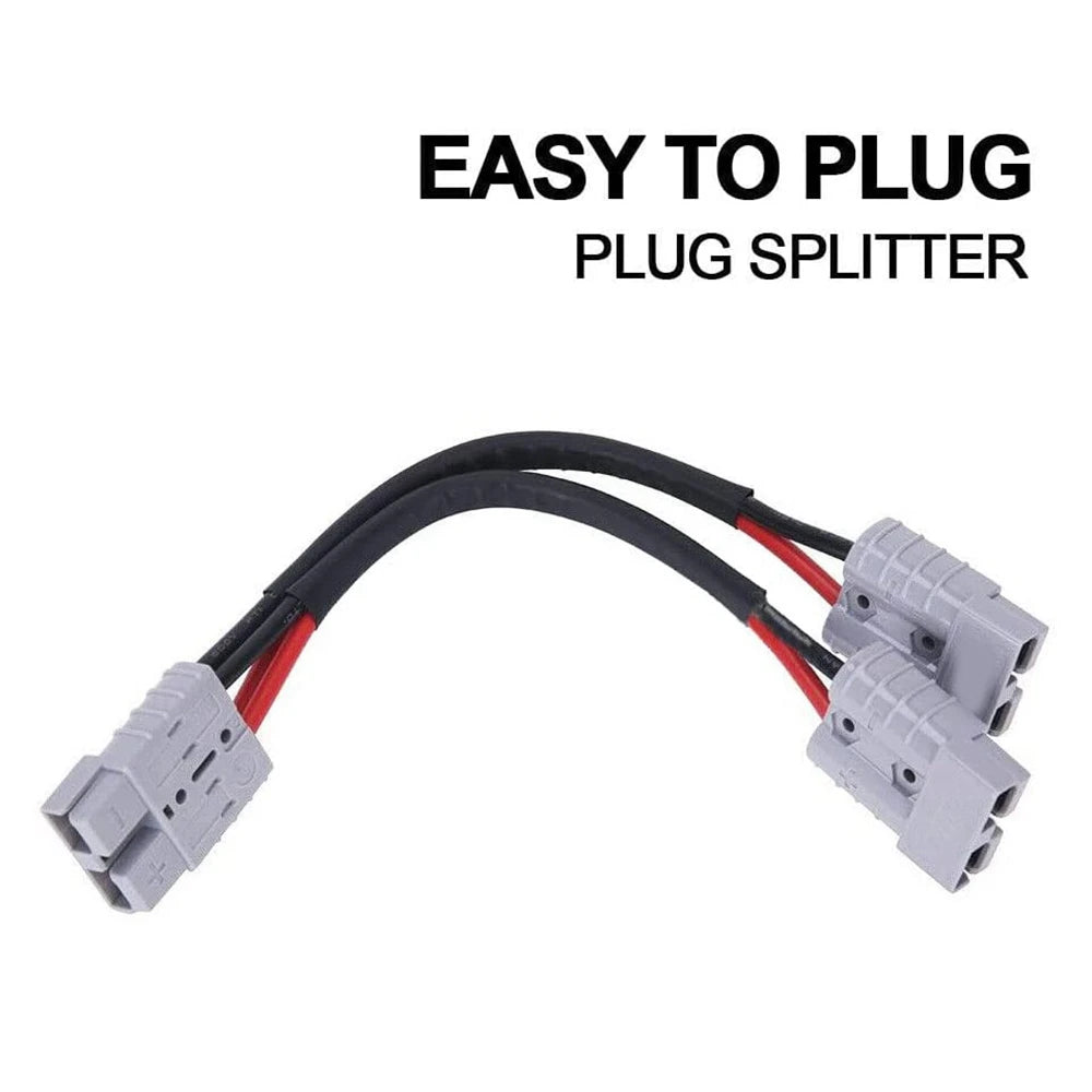AEA7-50A For Anderson Plug Connector Dual Y Adapter Battery Power Connector Forklift Power Plug Connector With 6MM Car Cable