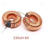 80125 Toroid Core Inductor 22/33/47/100uH Iron Silicon Aluminum Winding Magnetic Ring Coil