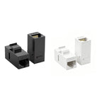 1-20Pcs 10Gbps Cat6 Keystone Coupler RJ45 Keystone Jack Couplers Female to Female Modular Connector for Patch Panel Wall Plate