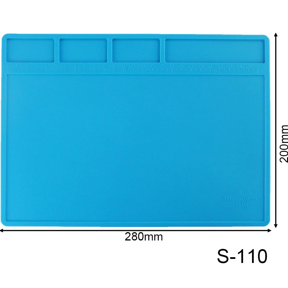 S-110 120 130 Soldering Mat Soldering Station Repair Pad Maintenance Platform Desk Mat Solder Rework Repair Tools