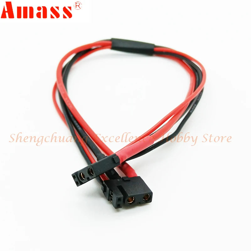 Amass XT30(2+2)-F Female XT30PB-Male Connector Plug Wire Silicone Cable 18AWG 26AWG 10/30CM For RC FPV Drone Battery Charger
