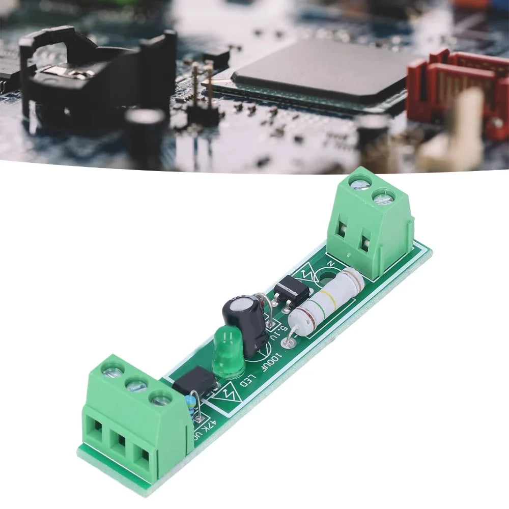 3PCS 1 Channel Opto Isolator Module AC 220V PLC Optocoupler Isolation Module 73*15mm 3‑5V Electronic Components
