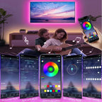 1-30M USB LED Strip Lights App Control Color Changing 5050 RGB Led Light TV Backlight Luces Led Flexible Lamp Tape for Room Deco