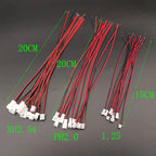 5/10Pairs Mini Micro JST 1.25mm / PH 2.0mm / XH 2.54mm Pitch 2 Pin Male Female Plug Connector With Wire Cables