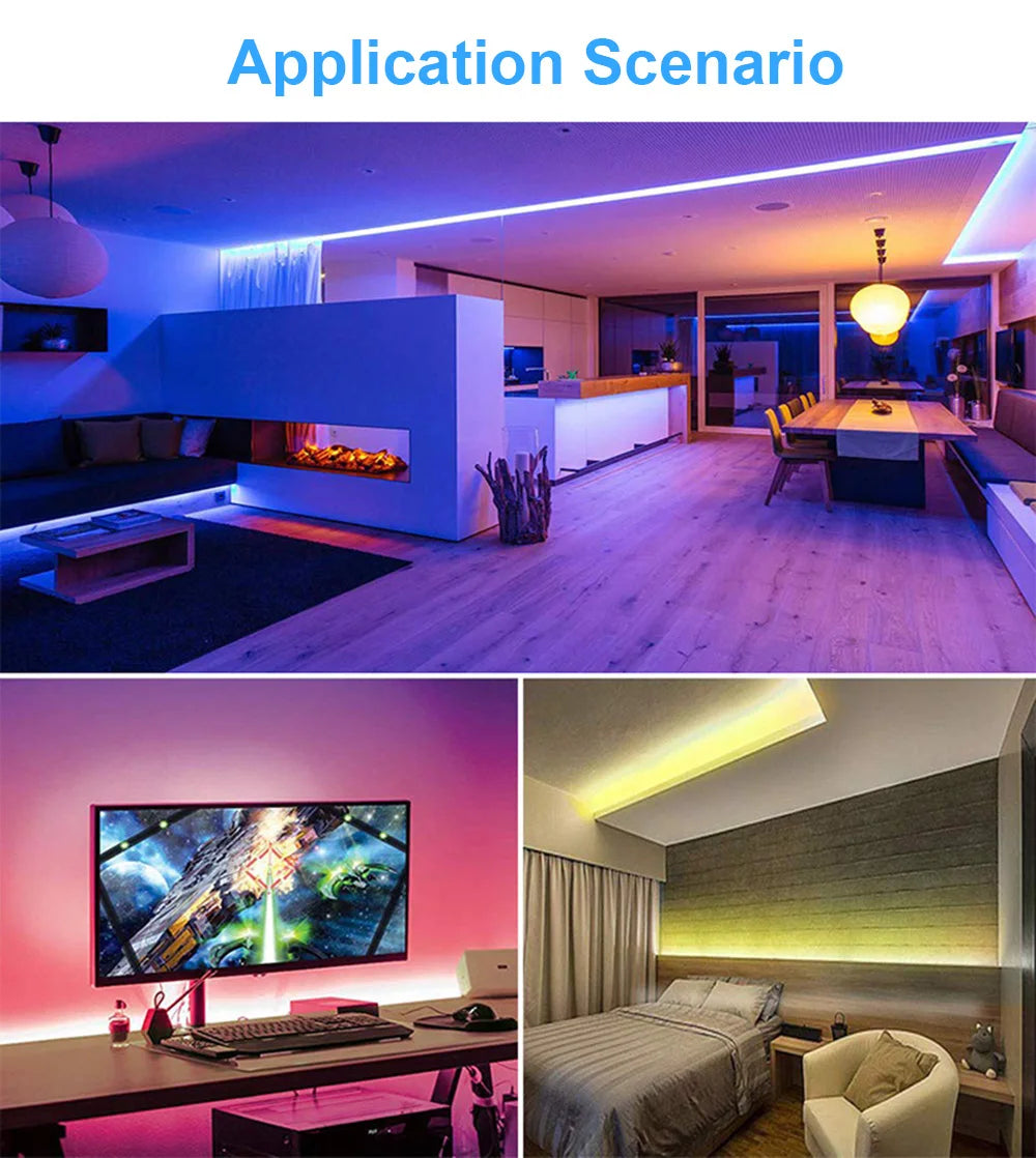 AC220V 230V 5M 600 LED Strip 2835 120LEDs/m Home Lamp Strip Red Ice Blue Green Yellow Pink Flexible And Cuttable Soft Lamp Bar
