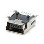 10Pcs Mini USB 5 Pin Female SMD Mini B Socket Connector Plug For Mobile Phone Charging