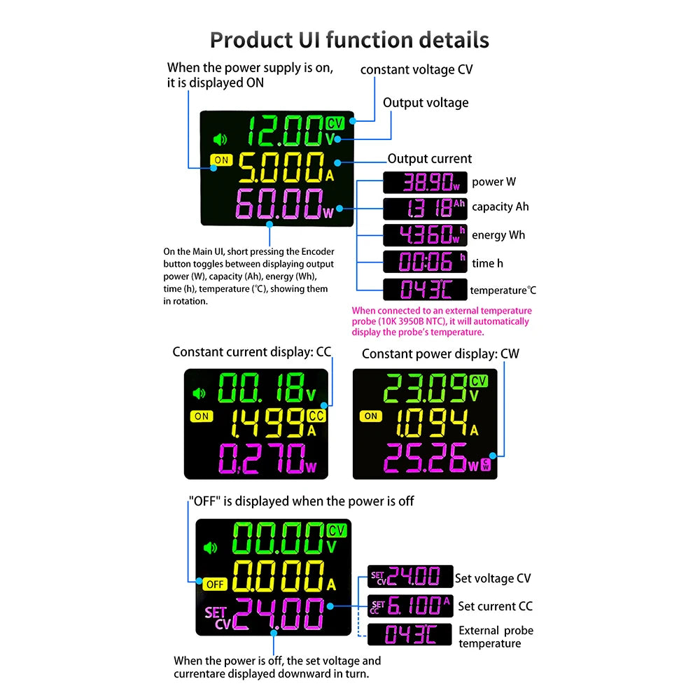 SK150 SK120 SK60 SK150S Buck Boost Converter 150W 120W 60W CNC CC CV MPPT Power DC Adjustable Regulated Solar Charging Module