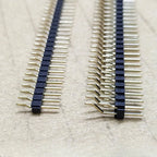 5pcs 2.0mm Right Angle SMD Single Row 1X40P Dual 2X40P Breakable Right Angle SMT Gold-plated RA Horizontal SMT Male Pin Header