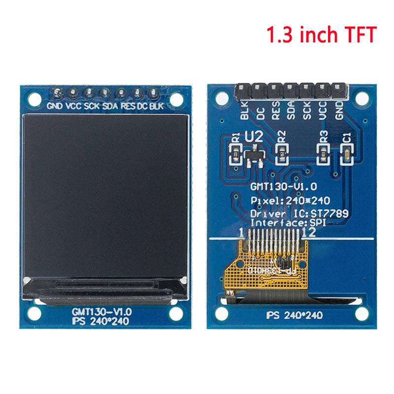 TFT Display 0.96/1.3/1.44/1.77/1.8/2.4/2.8 inch IPS 7P SPI HD 65K TFT Full Color LCD Module ST7735 Drive IC 80*160  For Arduino