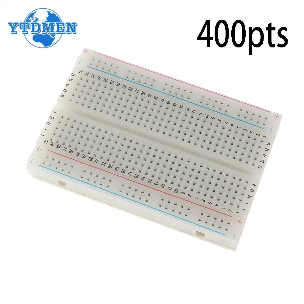 MB-102 Breadboard 400 830 Point Solderless PCB Bread Board Jumper Wire Cable Test Develop DIY for Arduino Kit
