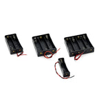 New Plastic 18650 Battery Storage Box Case 1 2 3 4 Slot Way DIY Batteries Clip Holder Container With Wire Lead For18650 Battery