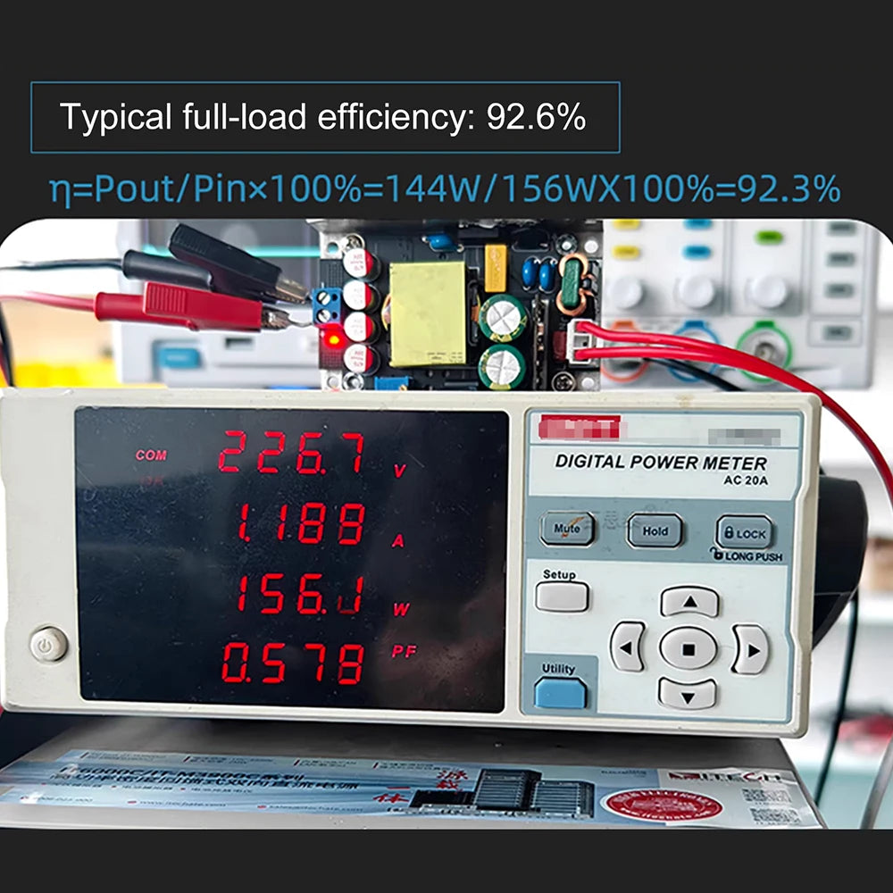 Compact GaN Power Supply Board AC 95-265V to Supply Board AC 95-265V to DC 24V 4A / 12V 8A 100W/150W High-Power Switching Power