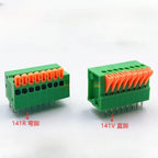 10pcs KF142V-5.08mm 141V-2.54mm Vertical KF142R 141V Right Angle FFKDSA 250V10A 2P 3P Spliceable PCB Wire Spring Terminal Block