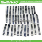 330PCS/lot 1 ohm-1M ohm Electronic Resistors 5% 2512 SMD Resistor Assorted kit set 10R 47R 100R 10K 470K 680K smd resistor pack