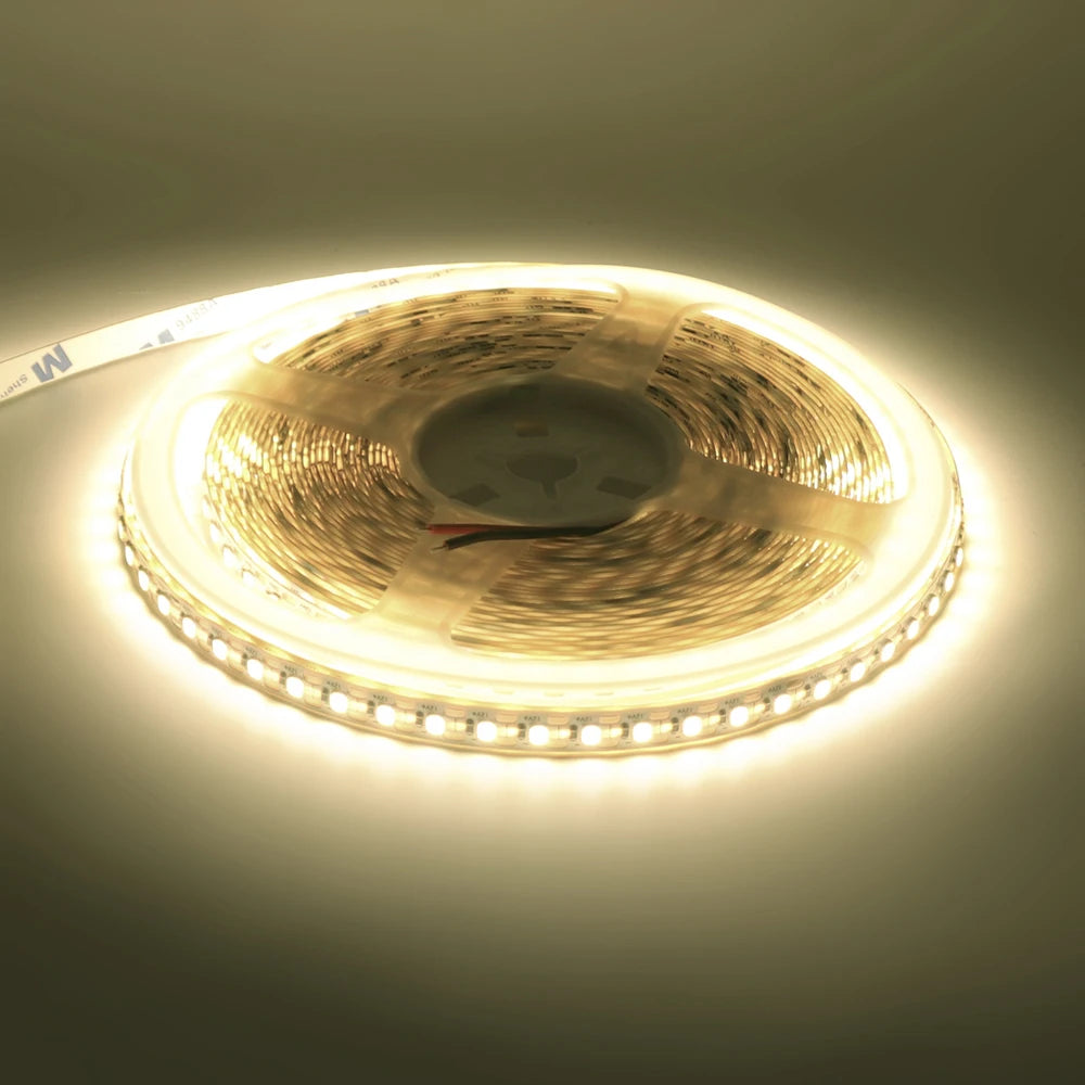 5mm 8mm PCB Led Strip Light 1 LED Cut 12V 24V 5m 2835 SMD 120LEDs/m High Brightness Flexible Tape LED Lighting Ribbon for Home