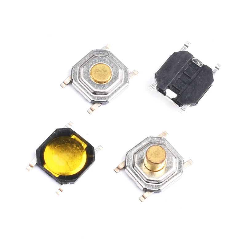 20Pcs SMD Tactile Switch Micro Push Button Silicone Key 3x4 3x6 4x4mm 2Pin 4Pin Electronic Component Switchs
