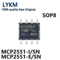 (5-10piece) New Original MCP2551-I/SN MCP2551 MCP2551-E/SN MCP2551E SOP-8 CAN transceiver chip  In Stock
