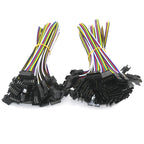 30/50/100pairs 2pin 3pin 4pin 5pin 6pin 15cm JST SM Connector Quick Male/Female Extension Cable For Lamp Driver CCTV Led Strip