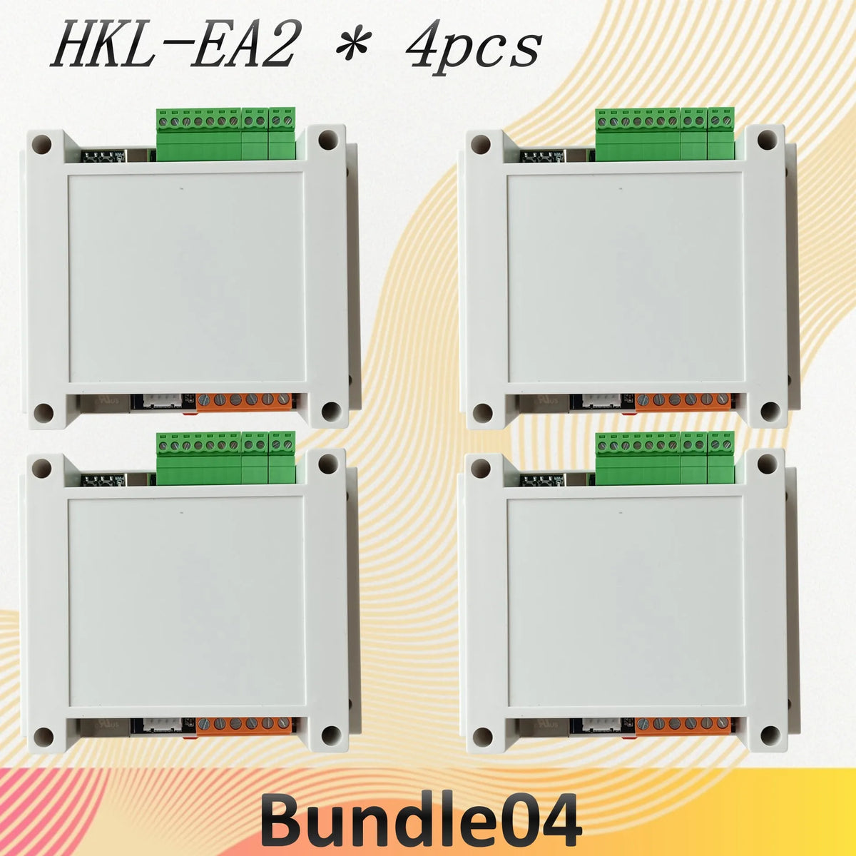 HKL-EA2 Bulk Wholesale Pricing SIM7600 4G Module RS485 DS18B20 Detection Beeping Alarm 2 NPN Input 2 Relay Output IIC Expansion