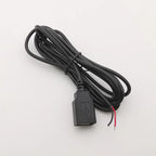 5V USB 2.0 A Female Male Power Supply Cable Connector 2Pin 4Pin Wire Charge Extension Cable Adapter Welding Line DIY 0.3m 1m 2m