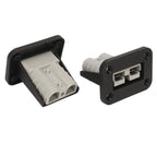 2pcs 50A Plug Mounting Panel Flame Retardant Embedded Connectors Flush Mount Recessed Plate for Anderson Power SB50 Series Conne