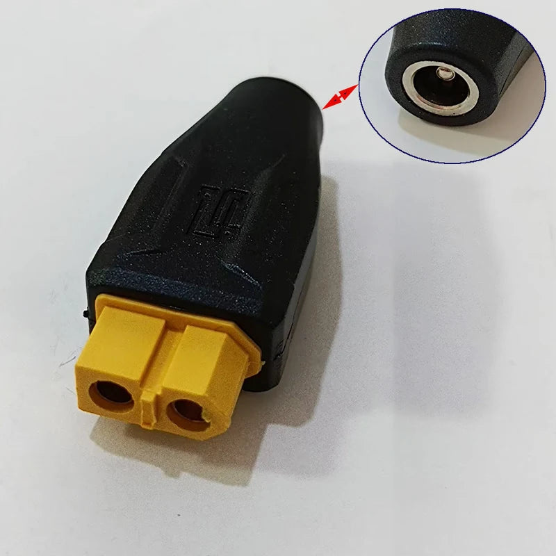 XT60 Conversion Plug Adapter, Model Airplane Battery Charging Conversion Plug XT60 to DC5.5*2.1/5.5*2.5/Type-C Female Connector