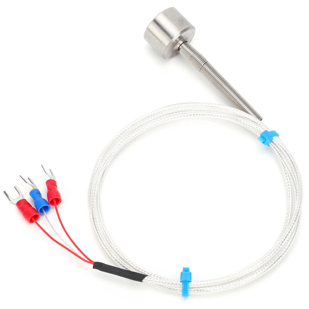 Magnetic Temperature Sensor PT100 Magnetic Temperature Sensor Waterproof Adsorption Thermistor 60 to +150℃ Temperature Sensor
