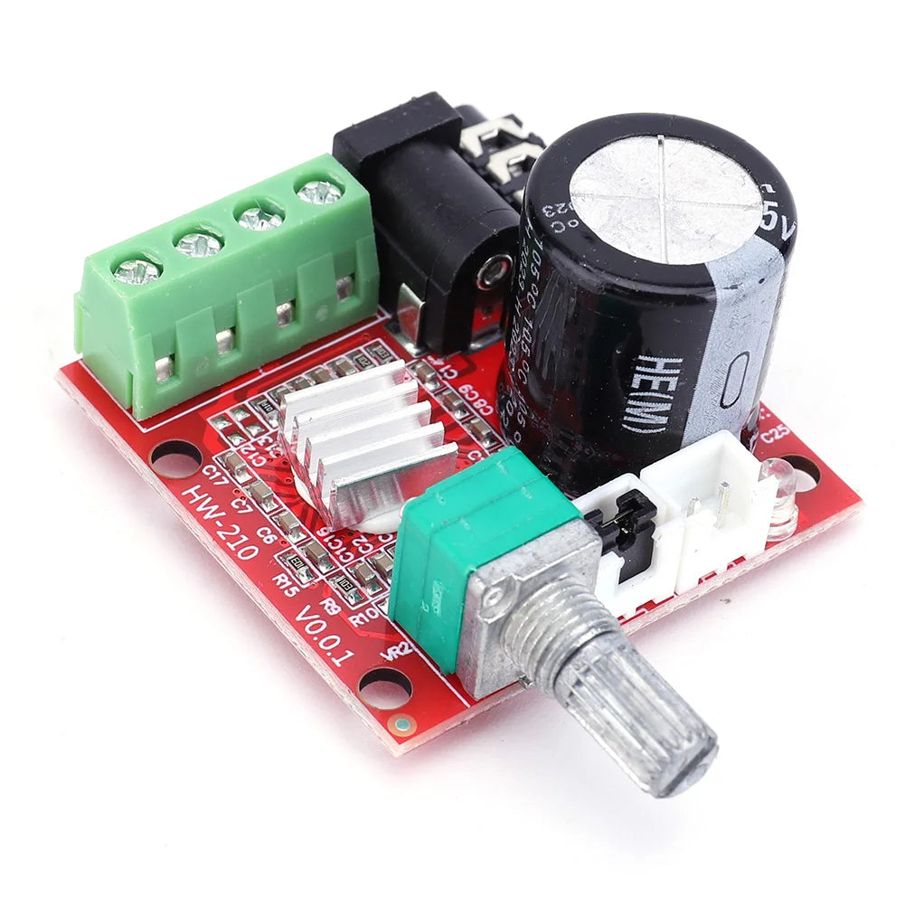 PAM8610 Mini Hi-Fi Audio Stereo Amplifier Board Dual Channel 2x10W Audio Receiver Amplifier Board Module Part D Class