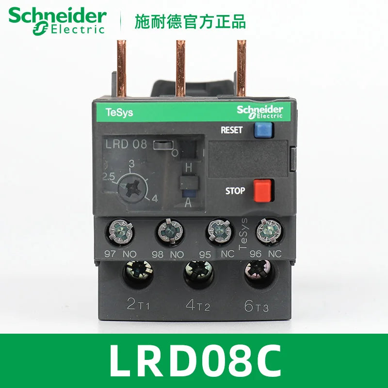 Schneider Electric Relay LRD01/3/5/6/7/8/10/12/14/16/21/22/32C Thermal Overload Relay LAD7B106C