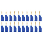 20Pcs 2MM Stackable Copper Nickel Plated Banana Plug Soldering Electrical Connector DIY Tools