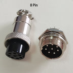 1 Set GX20 15x43mm 19mm M19 2 3 4 5 6 7 8 9 10 12 Pin Male Female Docking Aviation Plug Waterproof Circular GX Aviator Connector