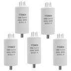 CBB60 Motor Capacitors with Screw Double Insert 450V AC Starting Capacitor 4uF~60uF capacitance for Air Compressor Water Pump