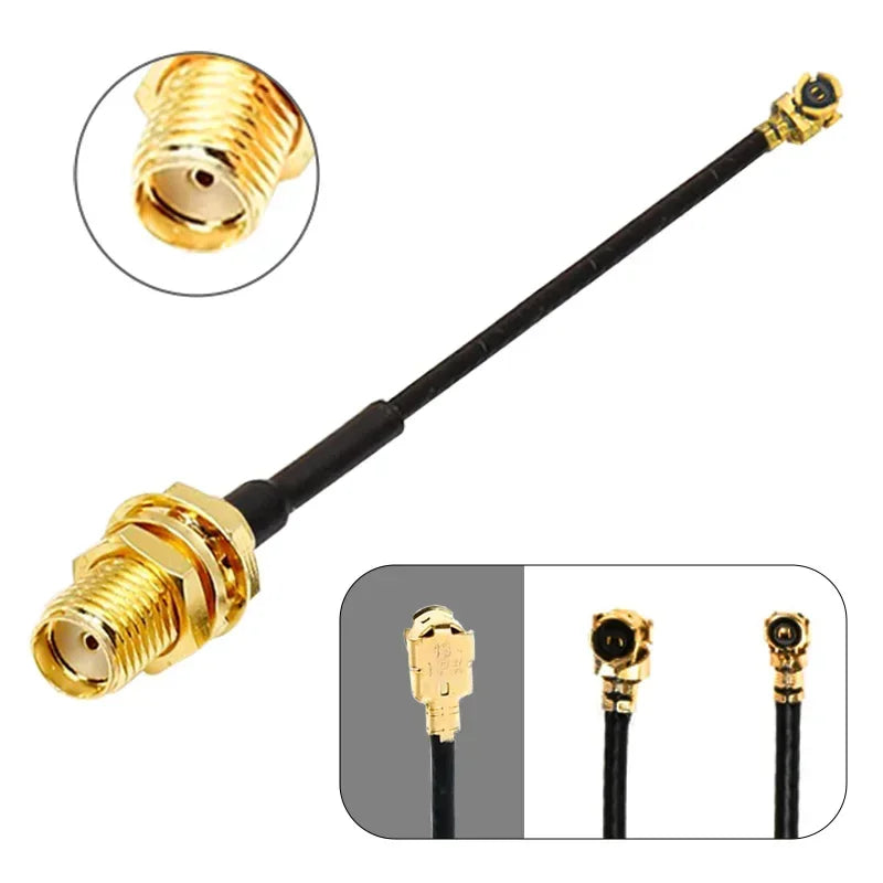 2/4/8PCS 1.13 Cable SMA Female Connector To UFL/U.FL Low Loss Cable To (RP)SMA Pigtail WiFi Antenna Extension Cable