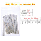 0402 0603 0805 1206 2512 SMD Chip Fixed Resistor 0ohm-10Mohm Assortment Kit pack